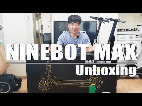 [국내최초리뷰] 나인봇 맥스 언박싱 & 디테일 / Ninebot Max unboxing / 전동킥보드 리뷰