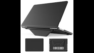 Business Silky Leather Kickstand Macbook Pro 14 2024 Case screenshot 1