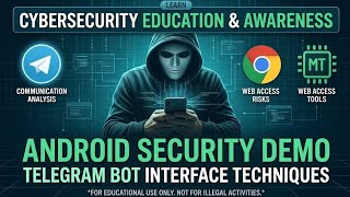 Android Testing Demo Using Telegram Bot | Educational Cybersecurity Tutorial