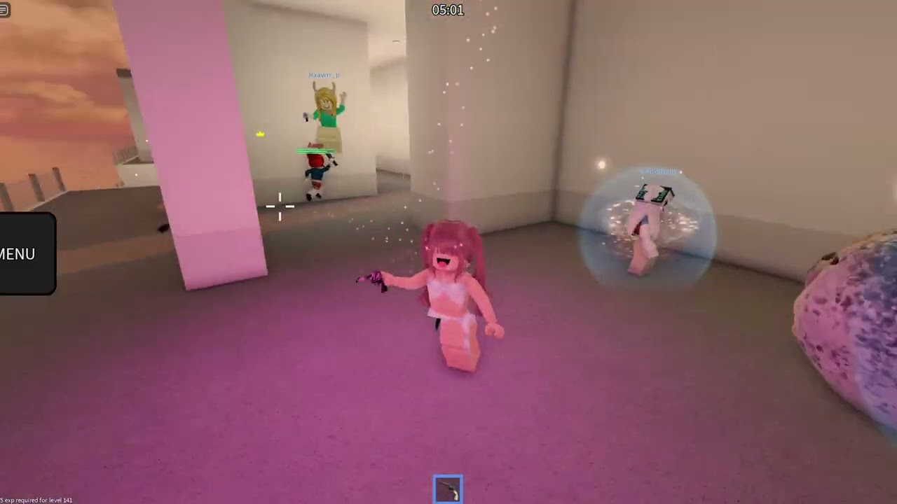 Gameplay in Penthouse (again)| Murderers Vs Sheriffs Roblox