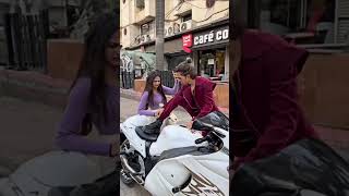 uman sayyed full attitude bike lover best hayabusa lover viral video 😎😎 #youtubeshorts #shorts