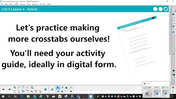 AP CSP U9 L4 Exploring Two Columns