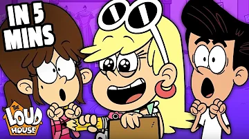 Leni is Store "FUN-Ager" in 5 Minutes! 👗 | Leader of the Rack | The Loud House