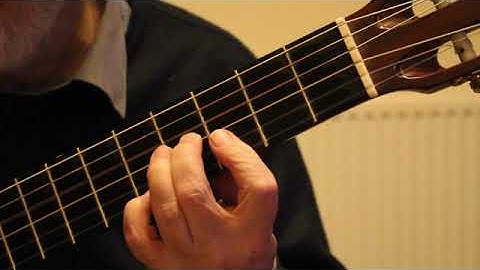 STUDY in E MINOR Op6 No11 by Fernando Sor Guitar Tutorial Part Three