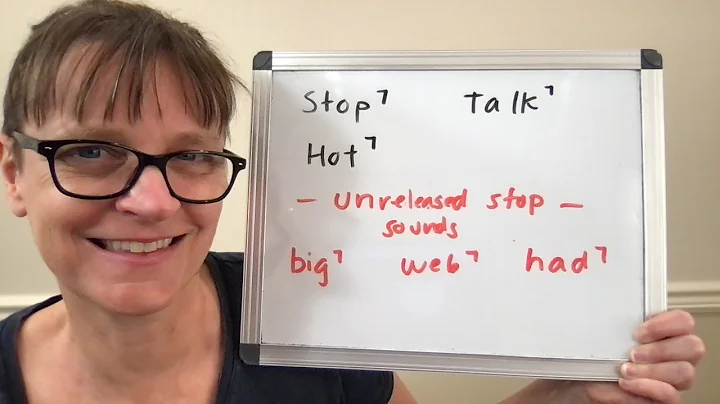 How to Say P, T, K, D, G, B at the Ends of Words in American English (Unreleased Stop Consonants)