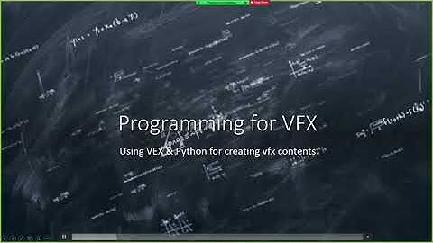 Programming for VFX - Part 1 - Houdini VEX