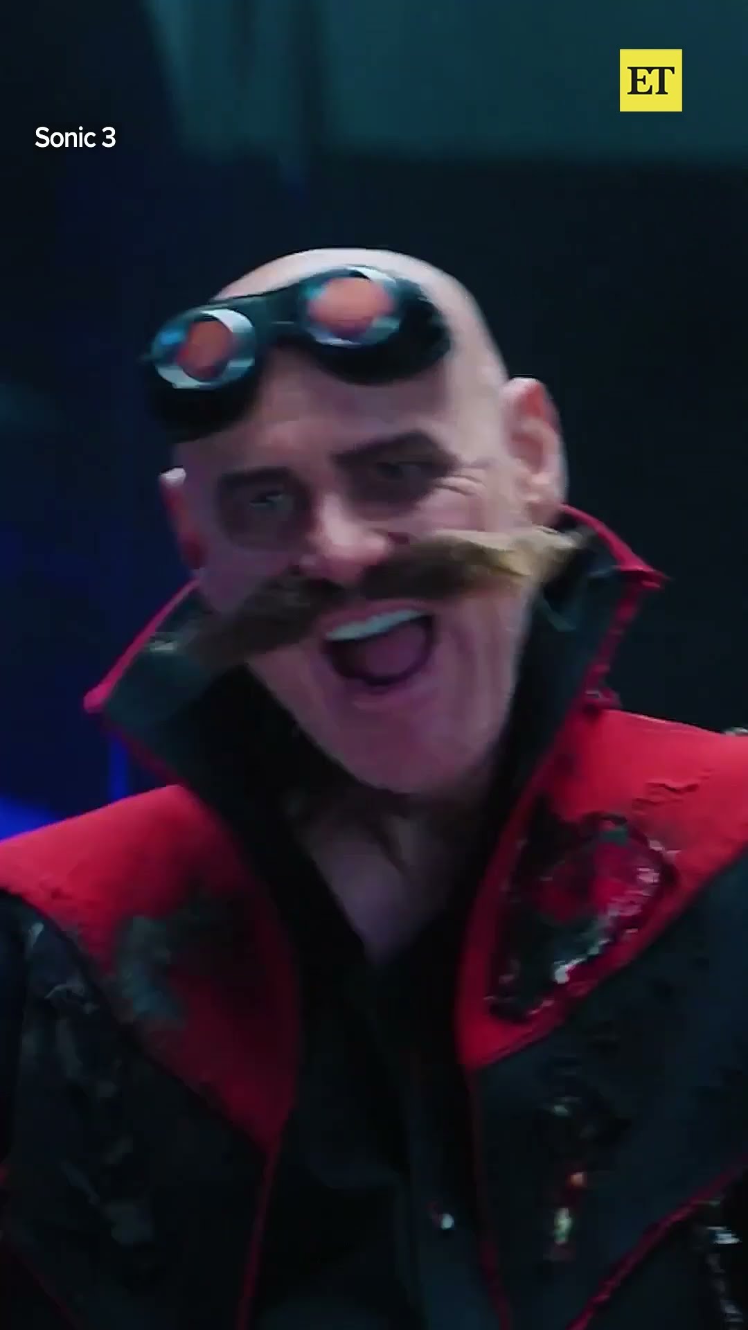 Jim Carrey's 'Sonic 3' Bloopers #jimcarrey #sonic3 #shorts