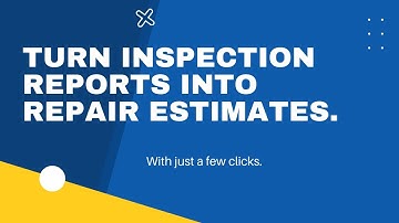 How to turn any inspection report into a repair estimate - and negotiate like a PRO!