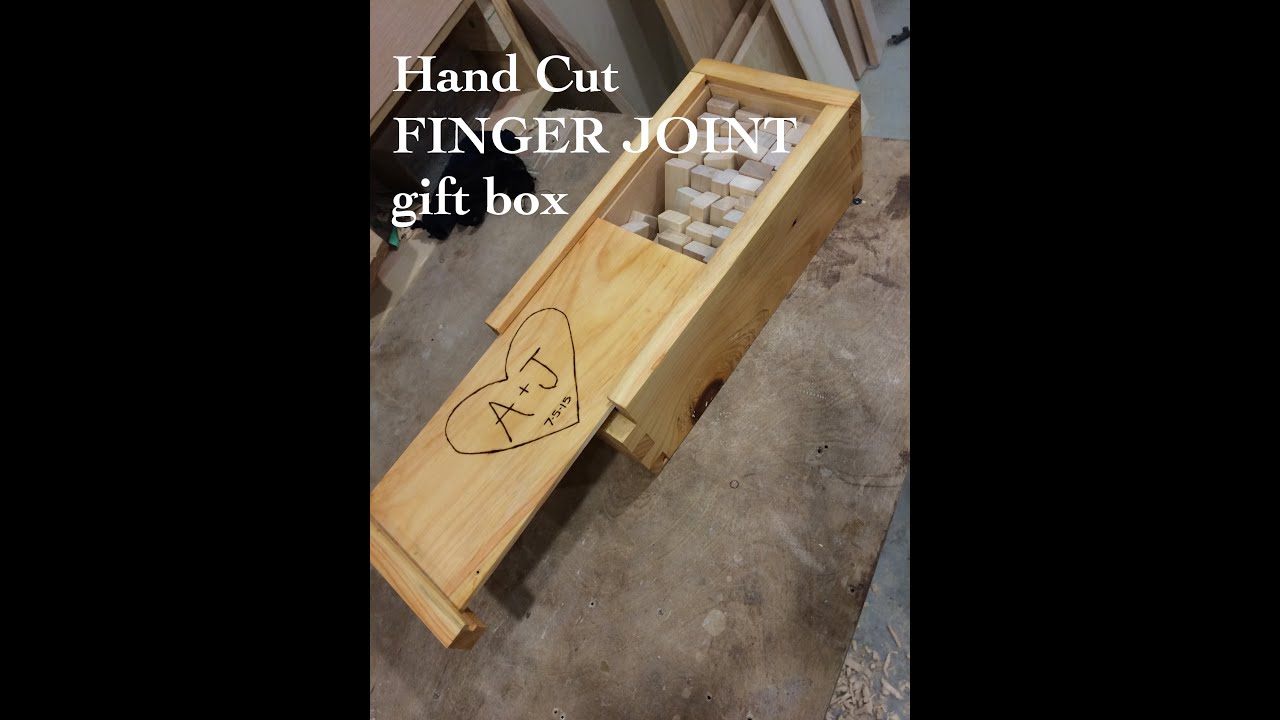 Make a fingerjoint wood box - YouTube