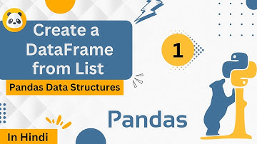 Create a DataFrame from List | Pandas Data Structures | #pandas #python #leetcode