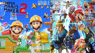 Mario Maker 2 AND Smash Ultimate with Viewers - [awildmew]