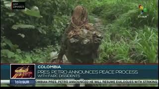 Colombian President announces Peace Process with FARC dissidents