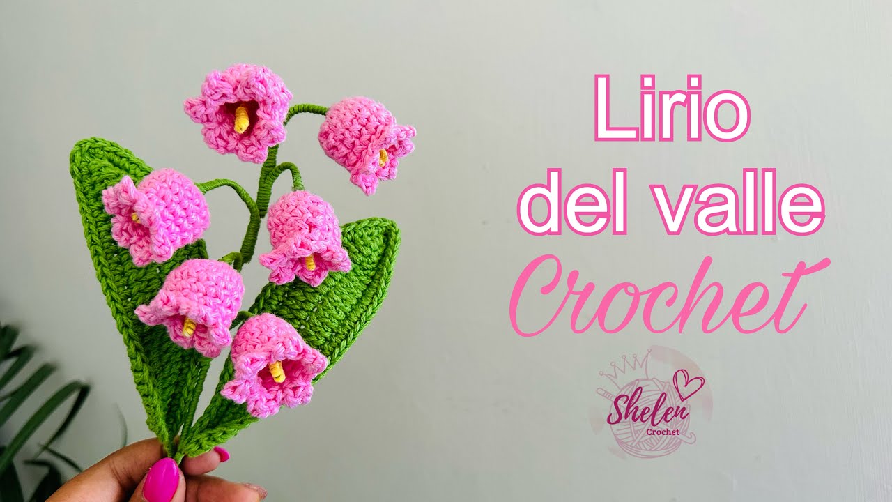 Lirio del Valle a Crochet 🌸 | Tutorial Fácil Paso a Paso para Principiantes