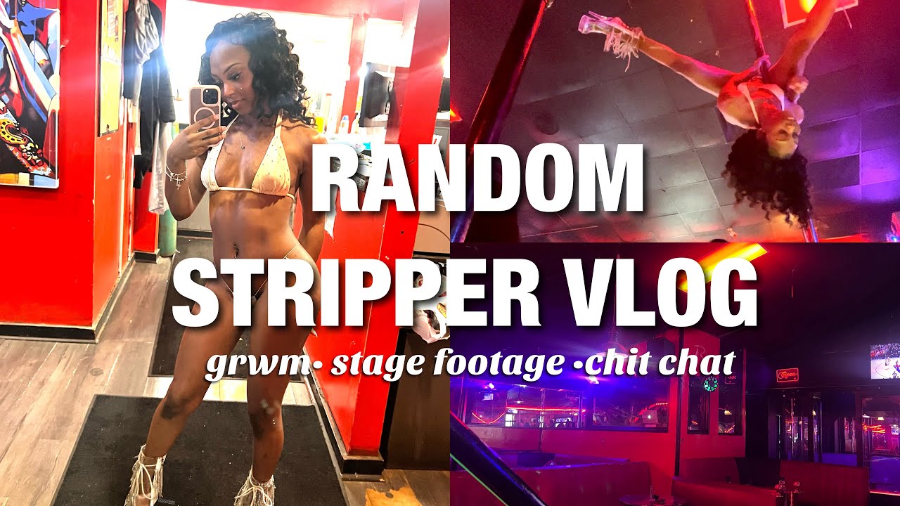 STRIPPER VLOG: real stage footage + grwm! - YouTube