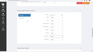 Cloud Retailer POS: Beer, Wine and Liquor Product Detailed Attributes