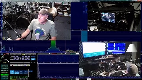 Ham Radio K1GMM Live Stream QSO w/IZ2LSR & F8CHM 40 MTRS