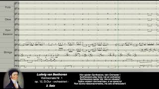 Beethoven Digital: Violinsonate Nr. 1, opus 12 - orchestriert !
