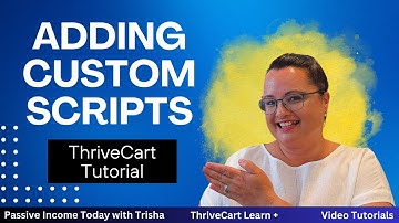 ThriveCart Custom Scripts and Tracking to Sales Page