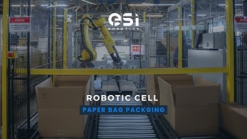 Automatic Paper Bag Packaging | Robotic Cell | ESI Robotics