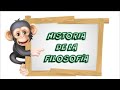 HISTORIA DE LA FILOSOFÍA. Nivel 2º de Bachillerato.