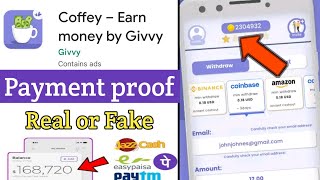 Coffey App Payment proof // Coffey App Real or Fake // Coffey App Withdrawal proof // Coffey App screenshot 5