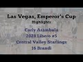 Emperor’s Cup Highlights - 2028 Libero #5 - Central Valley Starlings 16 Brandi