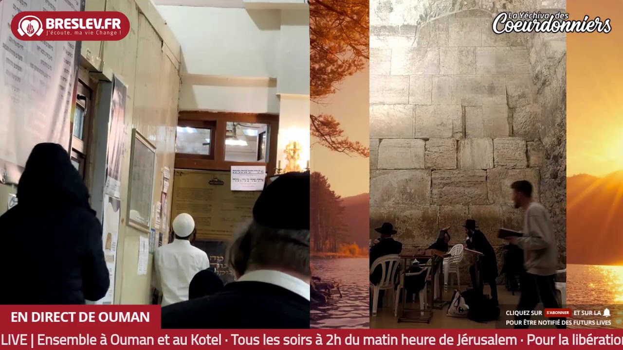 Tikoun Haclali live ensemble Uman Kotel -14 Avril