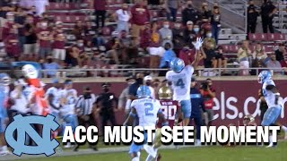 Air Morrison Skies For The 1-handed INT For UNC