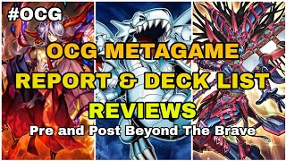 Yu-Gi-Oh! - Pre and Post Beyond The Brave OCG Metagame Report and Deck List Reviews