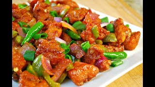 Crispy Chicken Manchurian Dry Recipe (Indo-Chinese) - Restaurant Style!