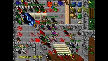 TIBIA NOSTALGIA: Kamikaze Thoria PK Video - [Original Gangsters VS Bloodz]