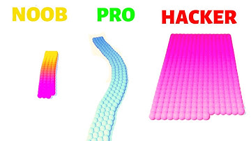 NOOB vs PRO vs HACKER - Canvas Run