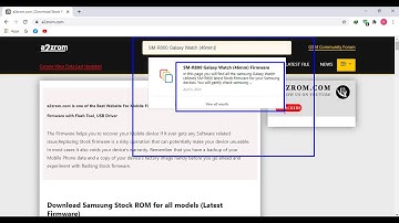 How To Download Samsung SM-R800 Galaxy Watch (46mm) Stock Firmware (Flash File) For Android Device