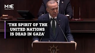 Erdogan: ‘The spirit of the United Nations is dead in Gaza’ Resimi