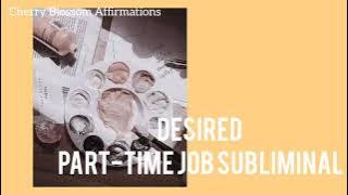 ( rain) Desired Part-time job subliminal | Cherry Blossom Affirmations |