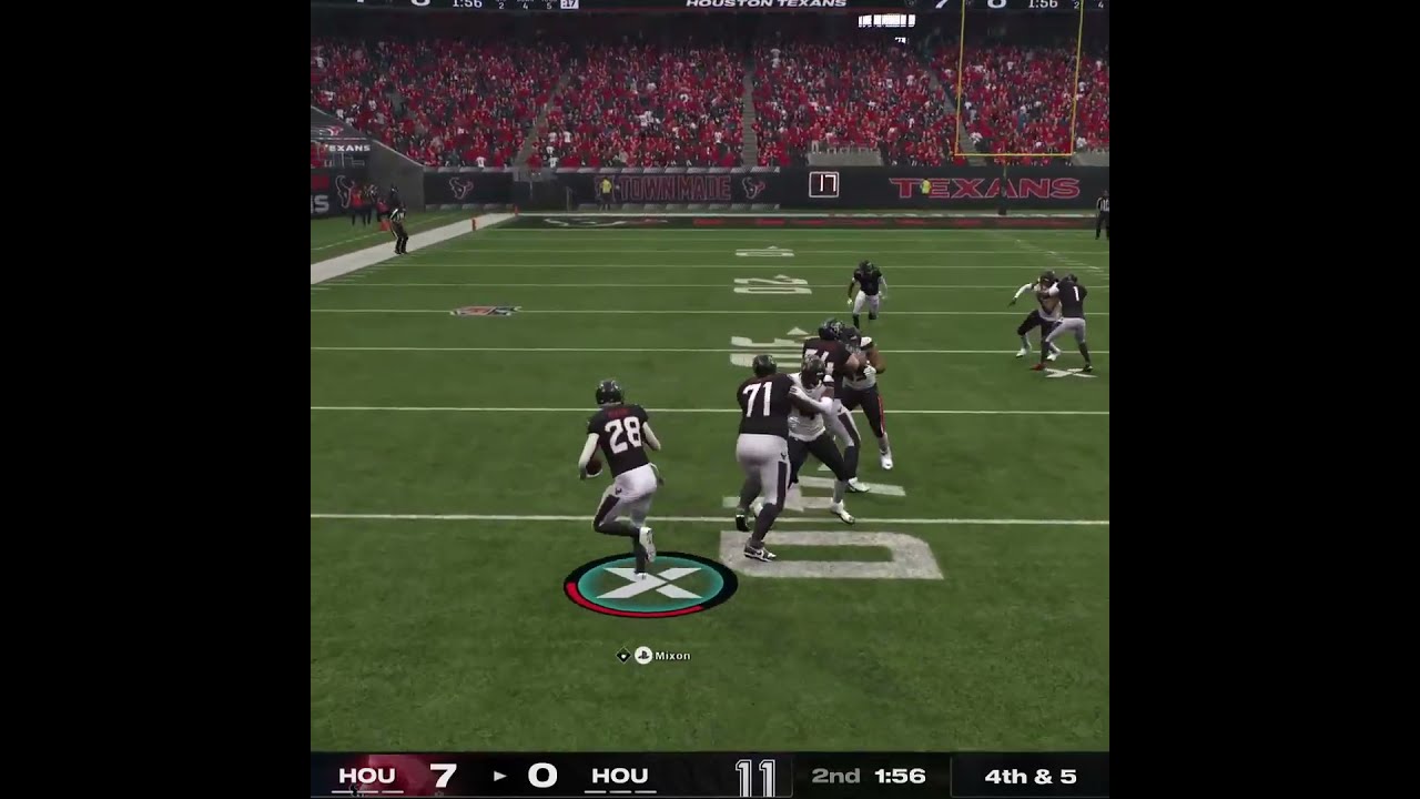 Madden 25 TOP 100 GRIND HOU TEXANS Joe Mixon With The 50 Yard Catch And Score
