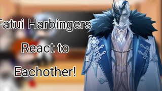 Fatui Harbingers react to eachother||Gacha Club|| Part 1/?|| Pierro||Genshin Impact♡