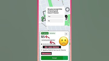 Do you accept it 🤪 Uber eats food delivery delivery 🍱 #UberEats #UberEatsTips