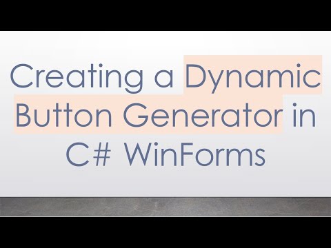 Creating a Dynamic