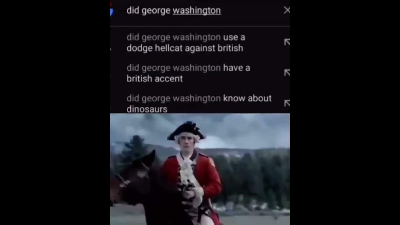 George Washington used a dodge hellcat against the british - YouTube