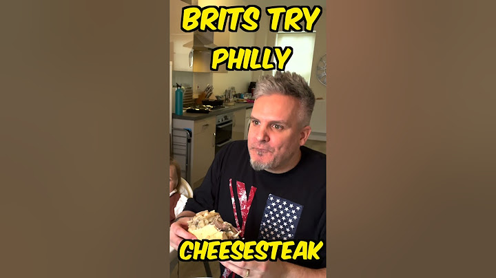 BRITS TRY PHILLY CHEESESTEAK (First Time)