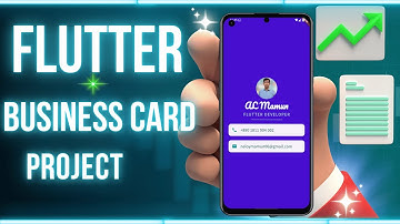 Flutter Business card project| Flutter Bangla Tutorial for Beginners  বাংলায় ডার্ট এবং ফ্লাটার শিখুন