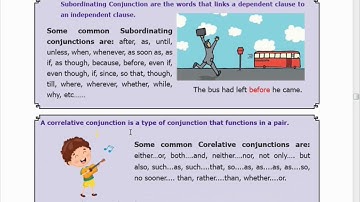 8th Std English - Lesson 4 - Grammar - Conjunctions and Sentence Pattern