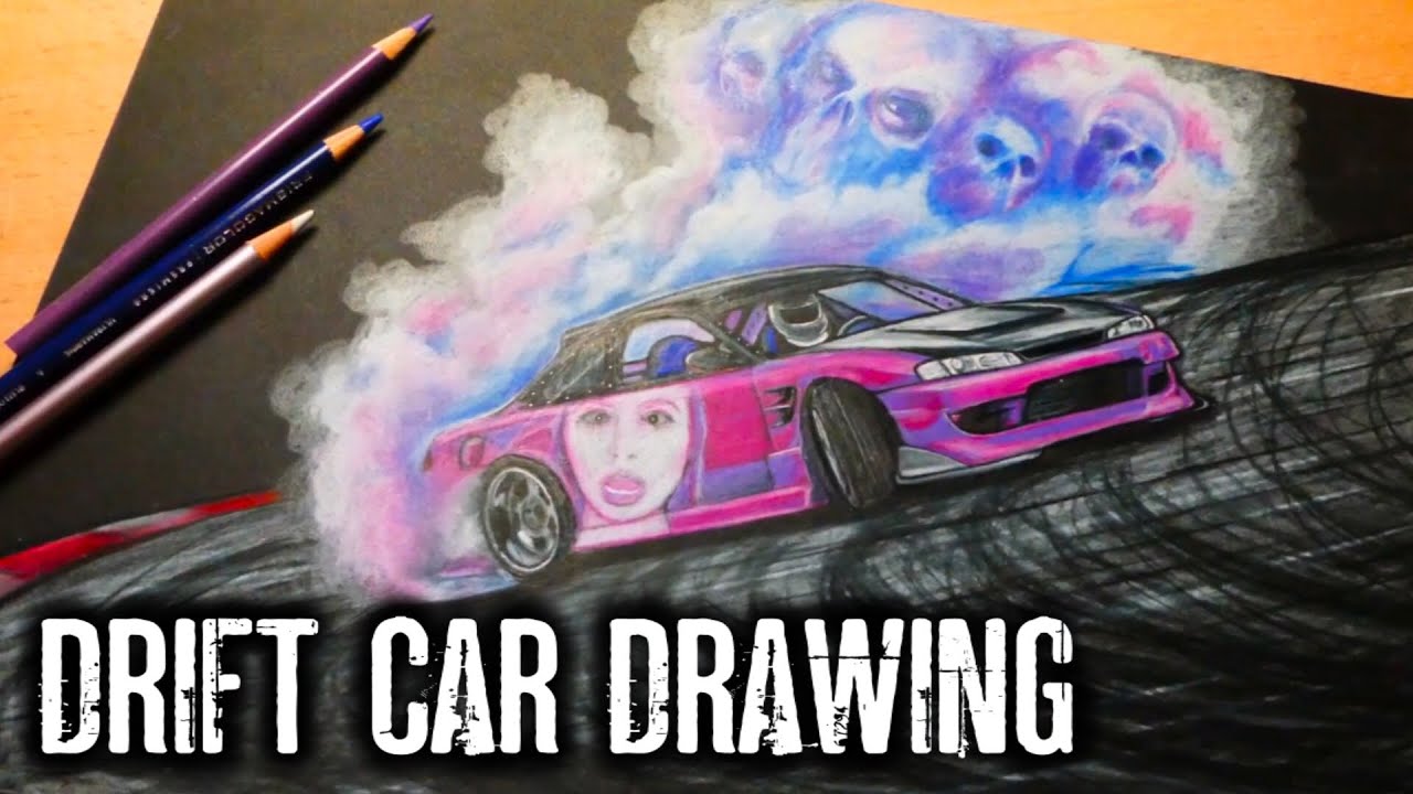 Drawing A Drift Car