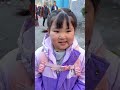 A grasshopper flew onto my shoulder and scared me to tears#Funny daily life of cute kids#I