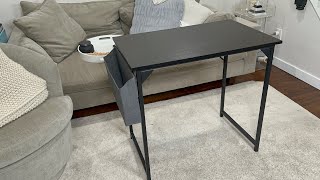 Unboxing & Assembling the DUMOS 32 Inch Office Small Computer Desk