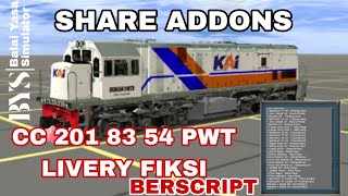 SHARE ADDONS CC 201 83 54 PWT LIVERY FIKSI || Trainz Simulator Android