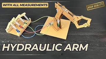 HOW TO BUILD A DIY HYDRAULIC ARM FROM CARDBOARD AND SYRINGES | MAKE YOUR FIRST DIY PROJECT EASY