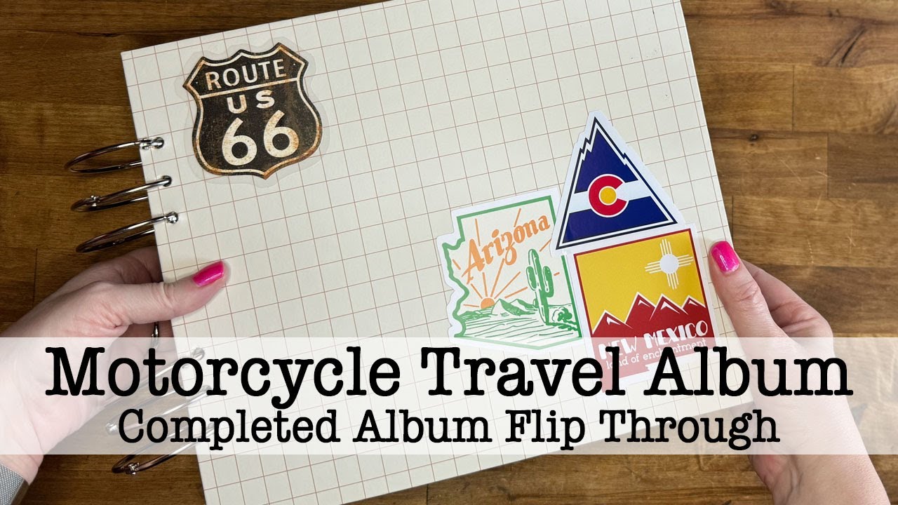 Motorcycle Travel Album Flip Through