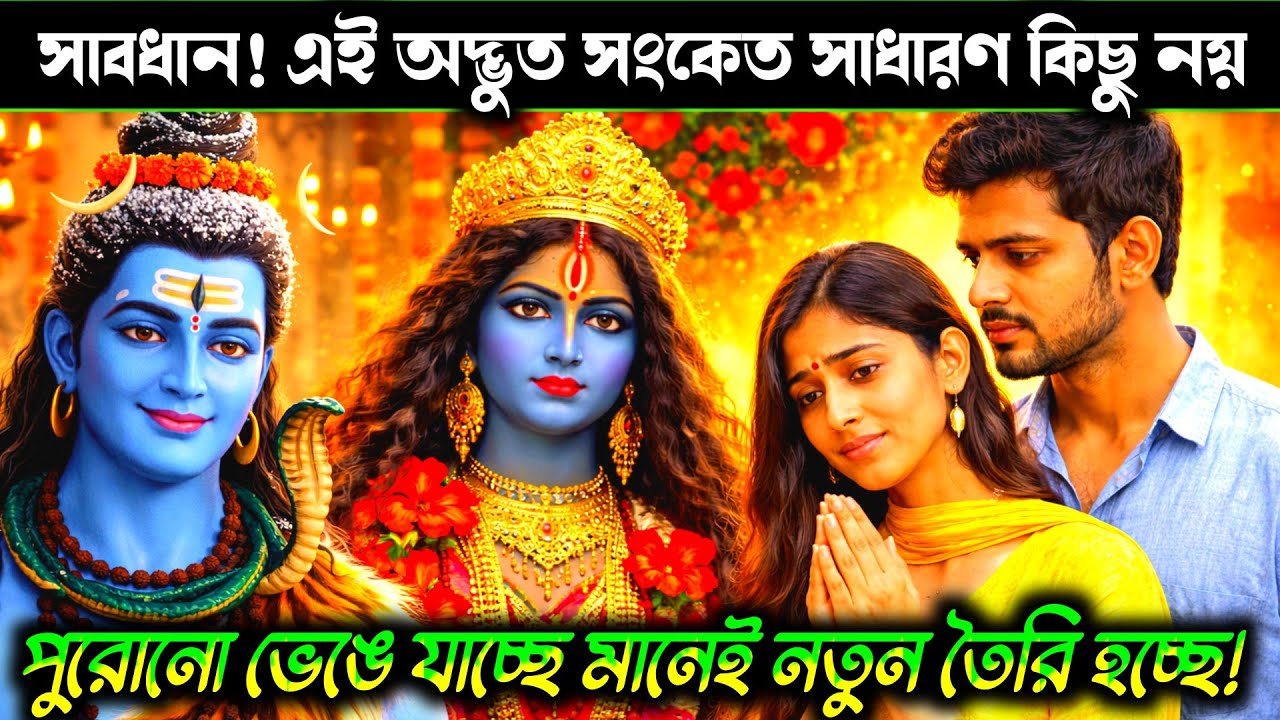 সাবধান! অদ্ভুত সংকেত দেখা দিচ্ছে — তোমার ভাগ্য বদলের সময় এসে গেছে | Divine Warning Message